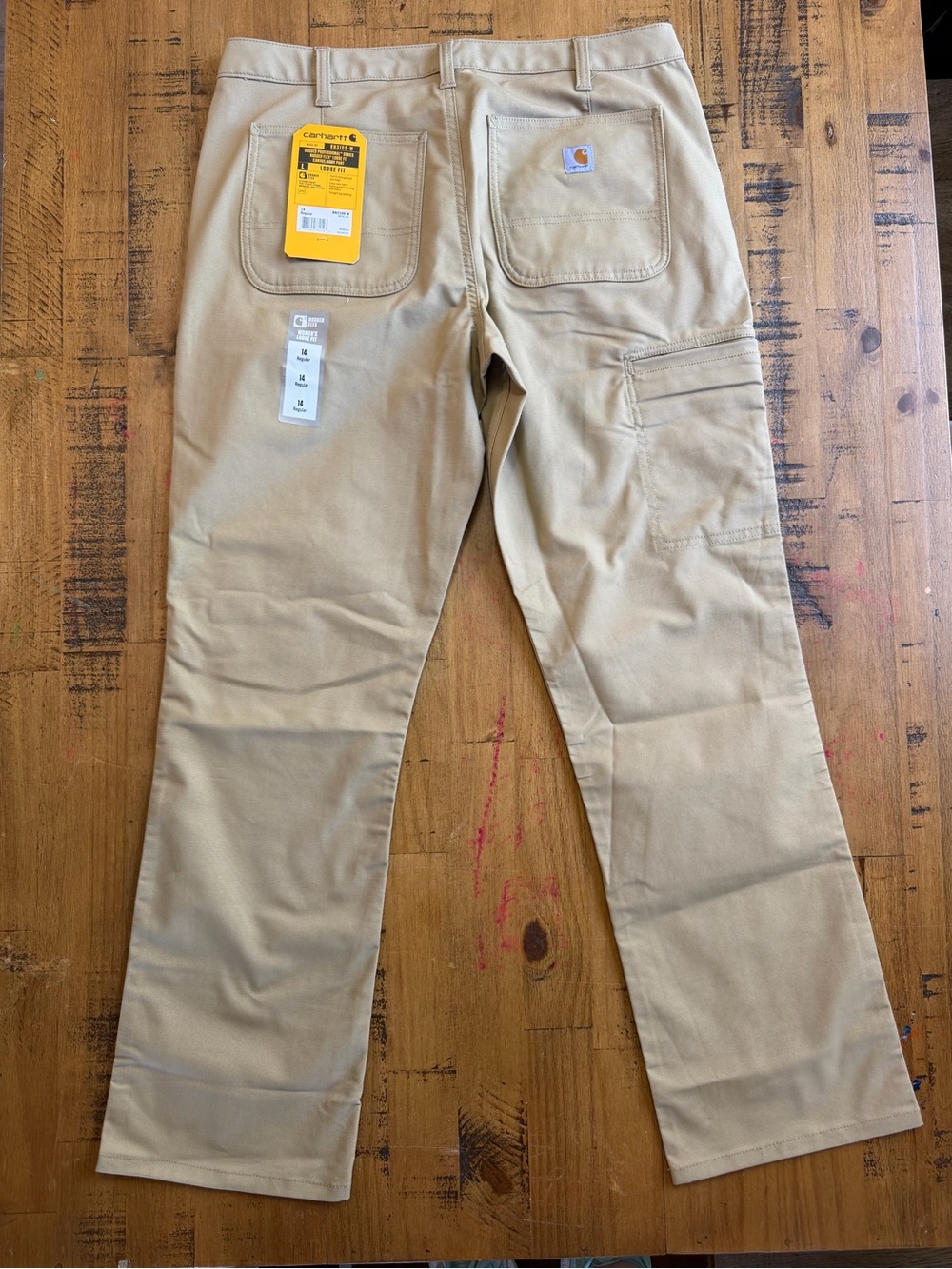 Carhartt Women’s Khaki Carpenter Cargo Pants - Tan